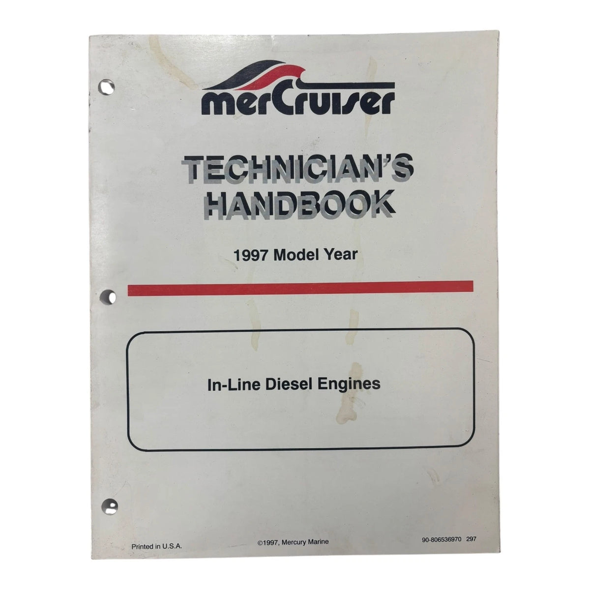 MerCruiser 90-806536970, In-Line Diesel Engines Technicians Handbook (1997)