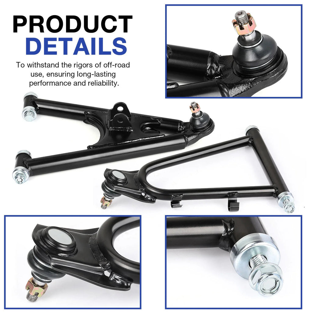 Set of 2 Front Upper Lower Control A-Arms for Yamaha Banshee 350 (1987–2006)
