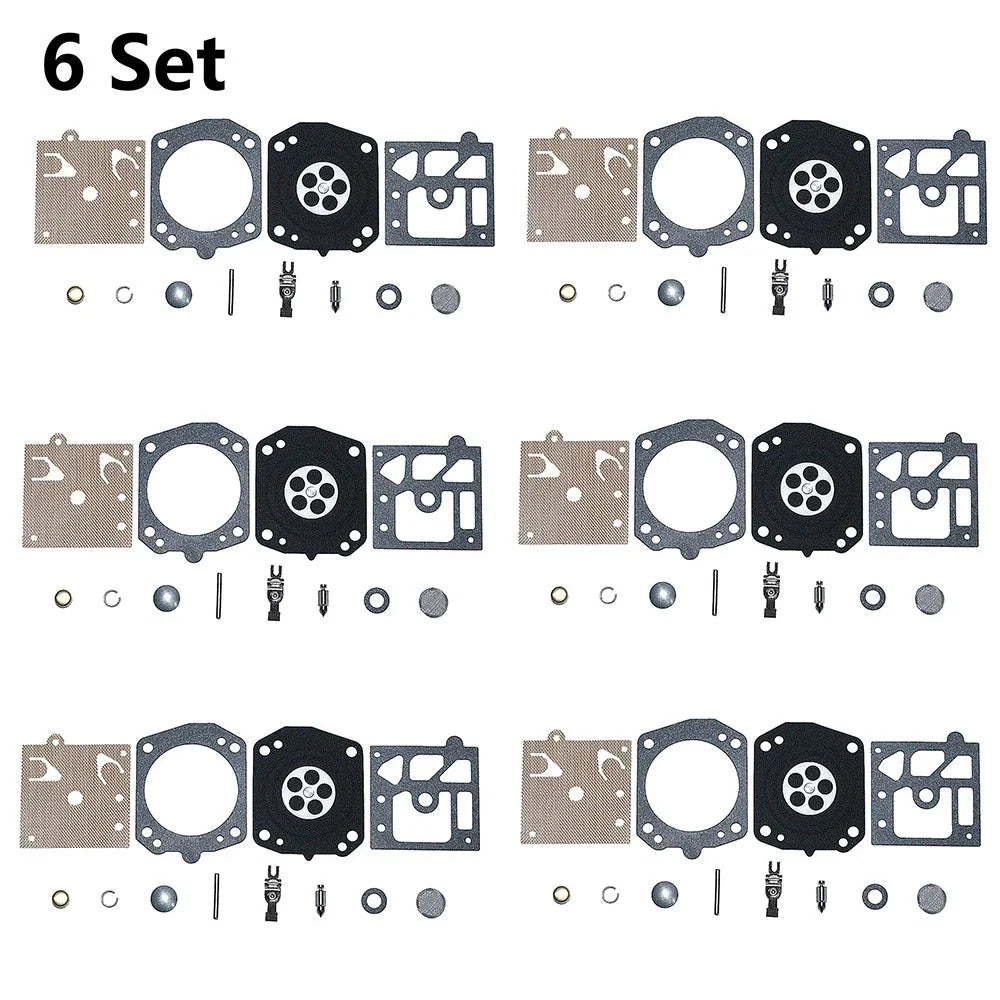 6X Carburetor Repair Kit for Walbro K22-HDA Chainsaw (Replace Parts)