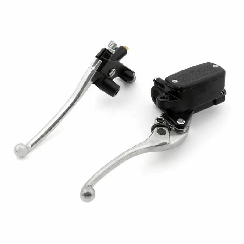 Chrome Hand Control Reservoir Brake Clutch Levers for Motorcycle (T9)