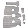 Larson Boat Non-Skid Floor Mats 8175-1425 - AquaTrac ATTK379 Gray 6 PC