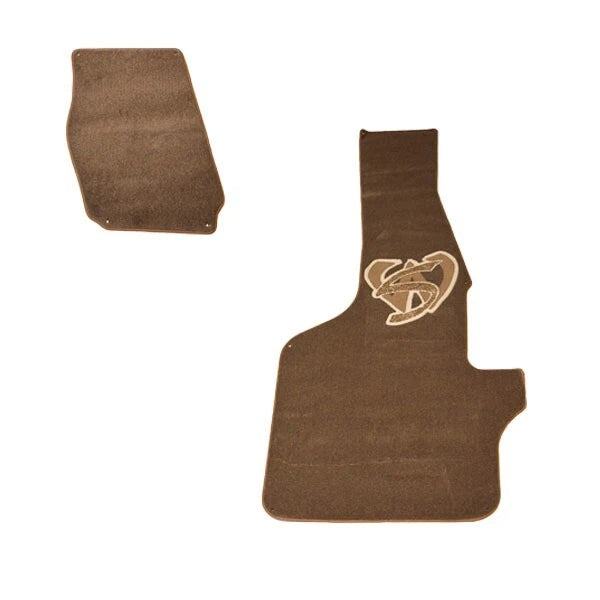 Malibu Boat Cockpit Mats 5689049.3 - Wakesetter Brown Snap (set of 2)