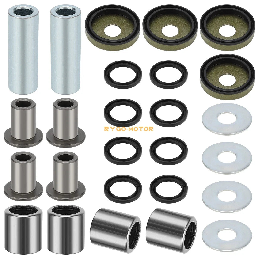 Front Upper & Lower A-Arm Bushing Seals Kit for Kawasaki KFX400 KSF400 (2003–2006)