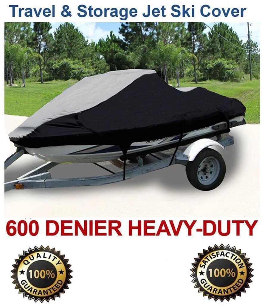 600 Denier Jet Ski Cover for Sea Doo GTS (2017) Black/Grey