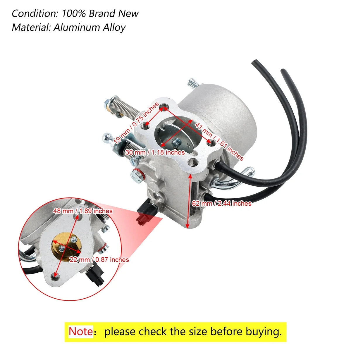 Carburetor for EZ Go Golf Carts 295cc 4 Cycle Engine (1991–Present) T9