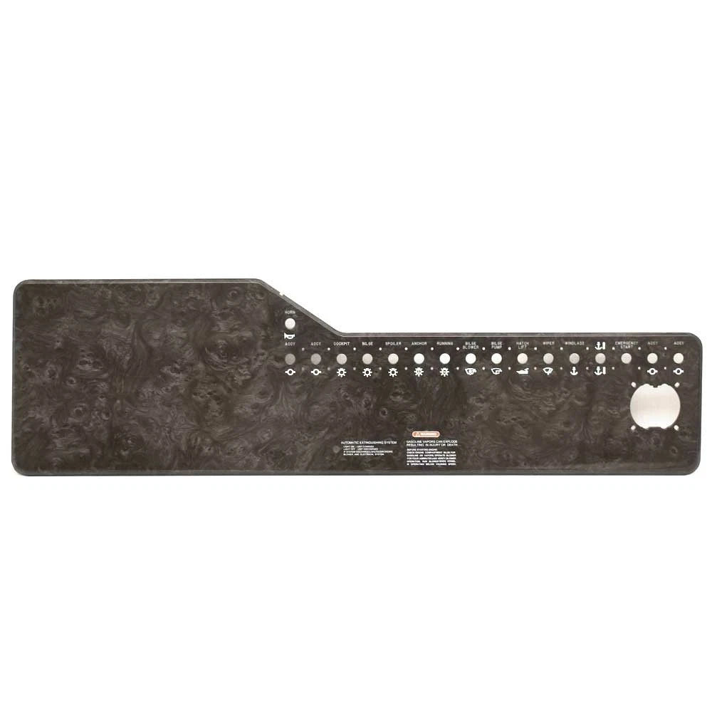 Sea Ray Boat Blank Dash Panel 2317072 - Sundancer 350 Coupe 2019 Acrylic