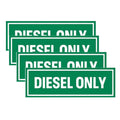 Diesel Only Vinyl Decal Sticker for Truck (Weatherproof)