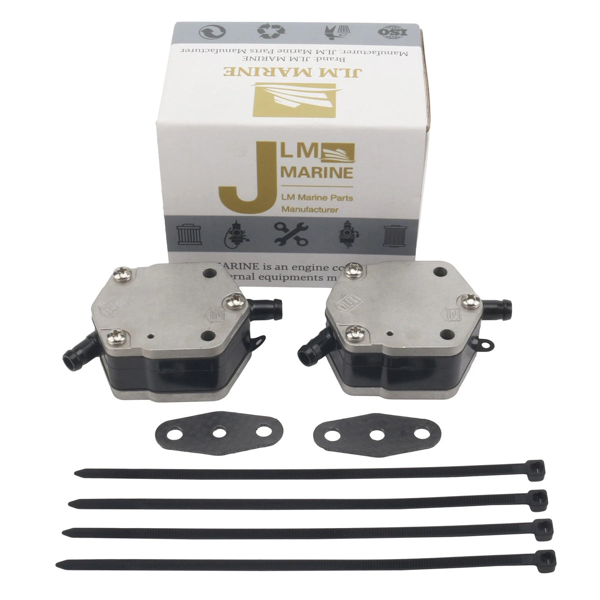 2Pcs Fuel Pump for Yamaha Outboard 6E5-24410-01/0 2 115-300HP 1994-2014 2Stroke