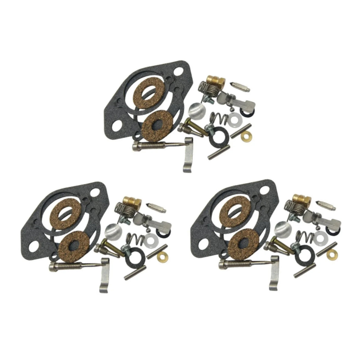 3Pcs Carburetor Rebuild Kit for Mercury 65-150 Inlines (#1395-5109-1, 1395-5109)