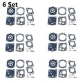 6X Carburetor Gasket Kit for Stihl 041 041AV 045 050 051 (RK-21HS)