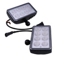 2X LED Headlight RE154908 RE154898 for John Deere 7200 8100 8200 8210T 8300 8400