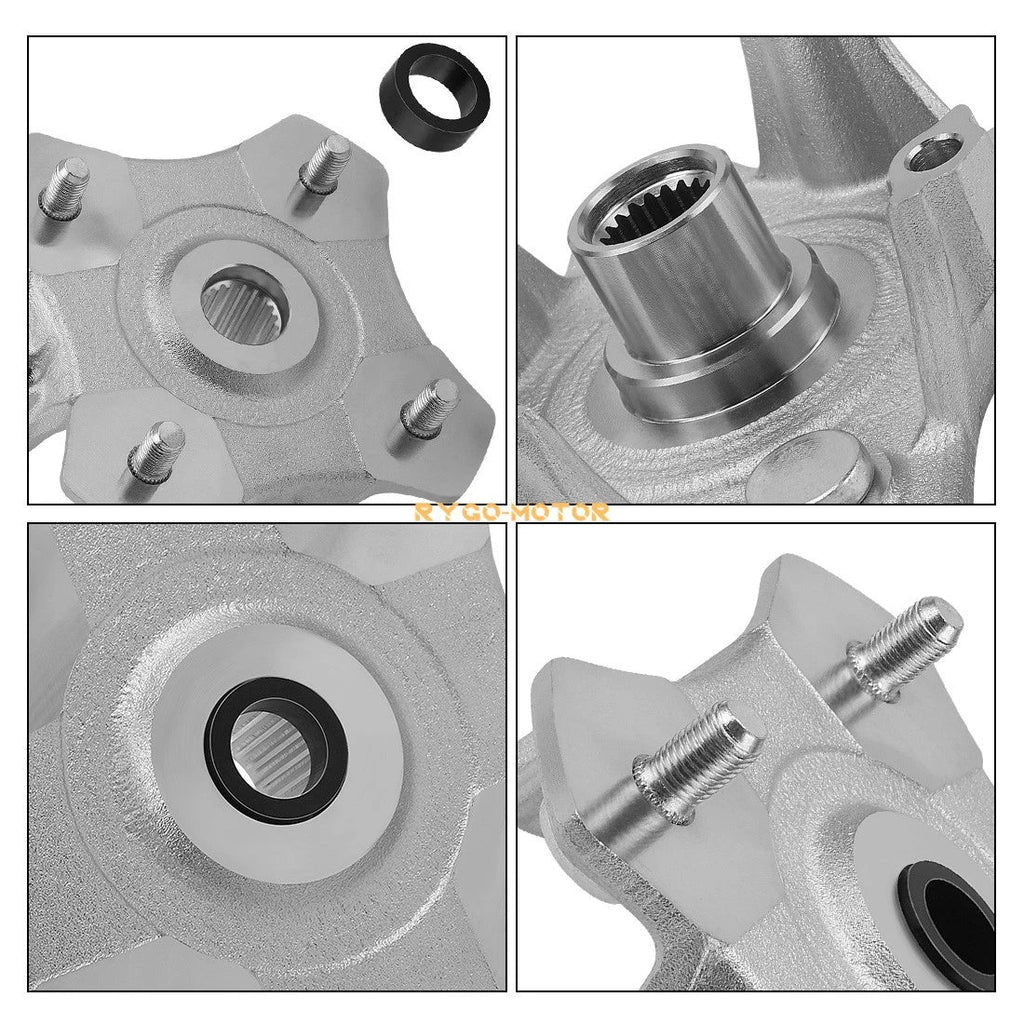 2X Front Left/Right Wheel Hub 0502-421 for Arctic Cat 500 4x4 (2002–2004)