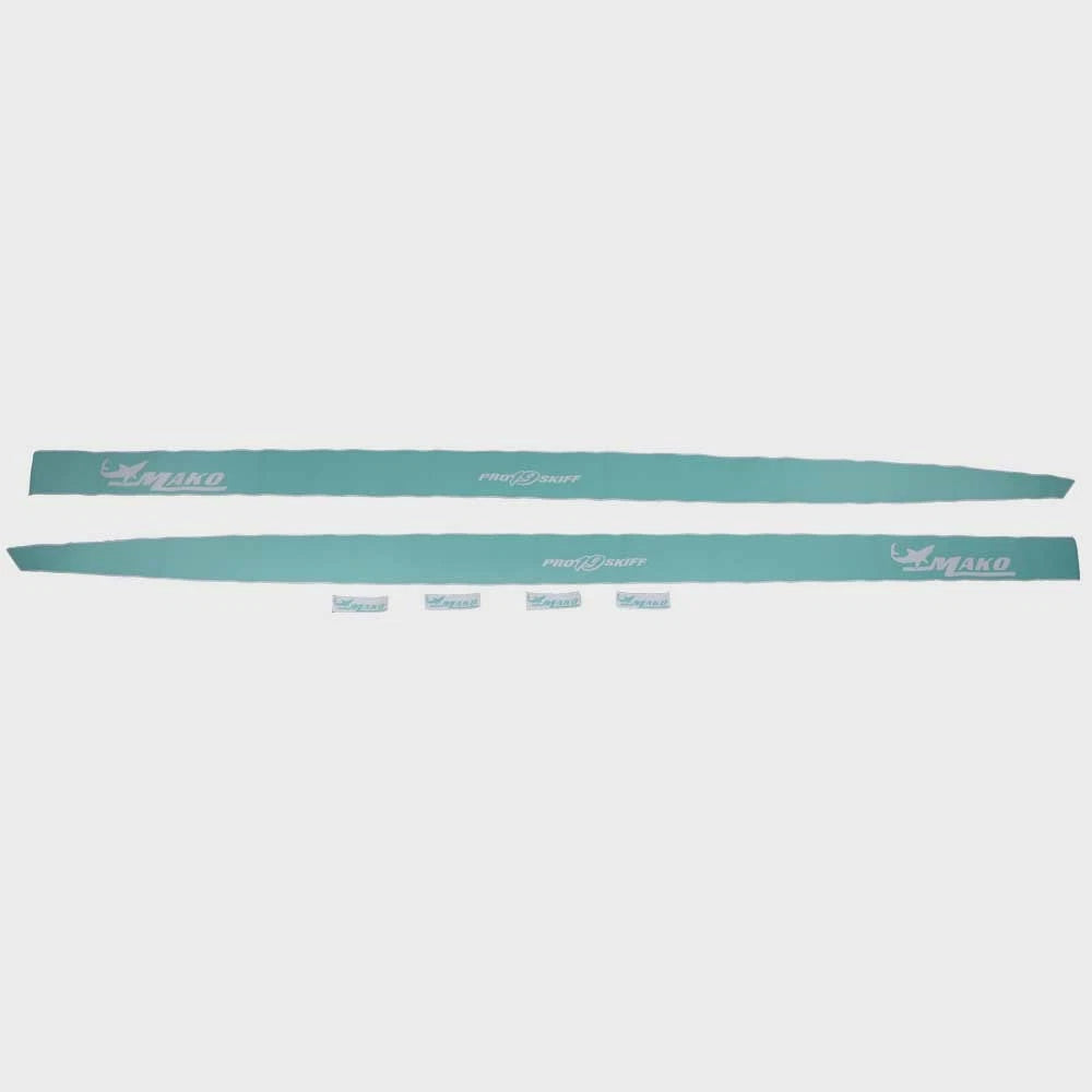 Mako Boat Graphic Decal Sticker 189857 - Pro Skiff 19 Green (set of 6)