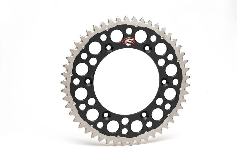 Renthal 02-23 Yamaha YZ 125/ YZ 250/F/X/ YZ450F Rear Twinring - Black 520-49P
