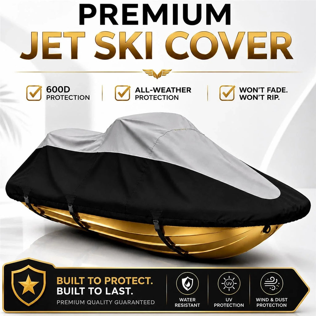 Jet Ski Cover for Sea Doo Bombardier 3 Seat (Up to 139" Length)
