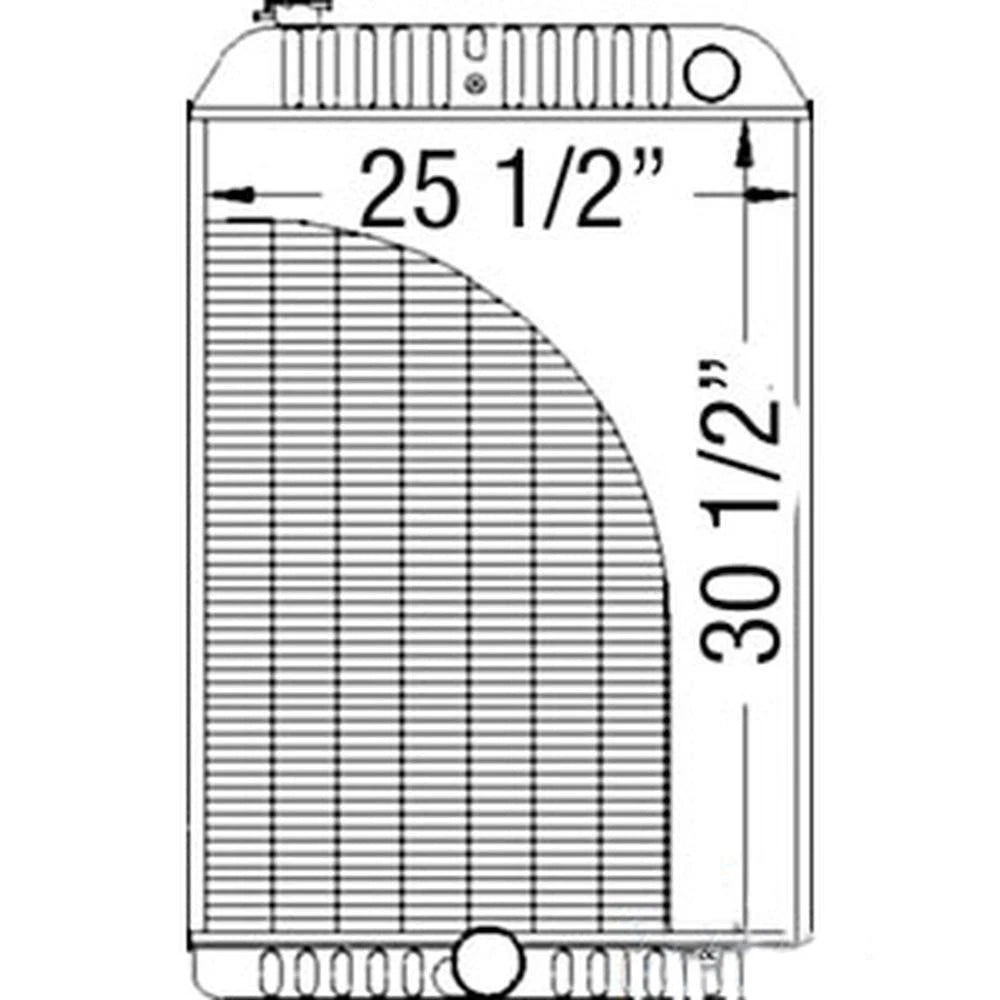 146508C1 Radiator Fits Case IH 5088 5288 5488 146572C2