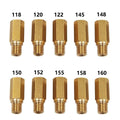 10pcs Carb Main Jet for PWK PE OKO KOSO (118/120/122/145/148/150/152/155/158/160)