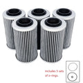 Set of 5 Oil Filters for Sea-Doo BRP GTI RXT RXP GTX (130hp 300hp) 420956744 420956743