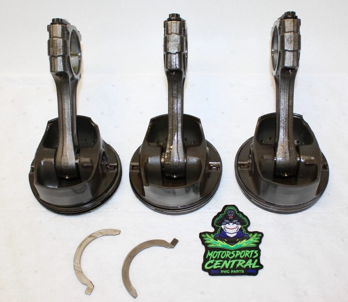 SEADOO 215 230 255 260 CONNECTING ROD with STANDARD PISTON OEM 420917518 SET OF 3