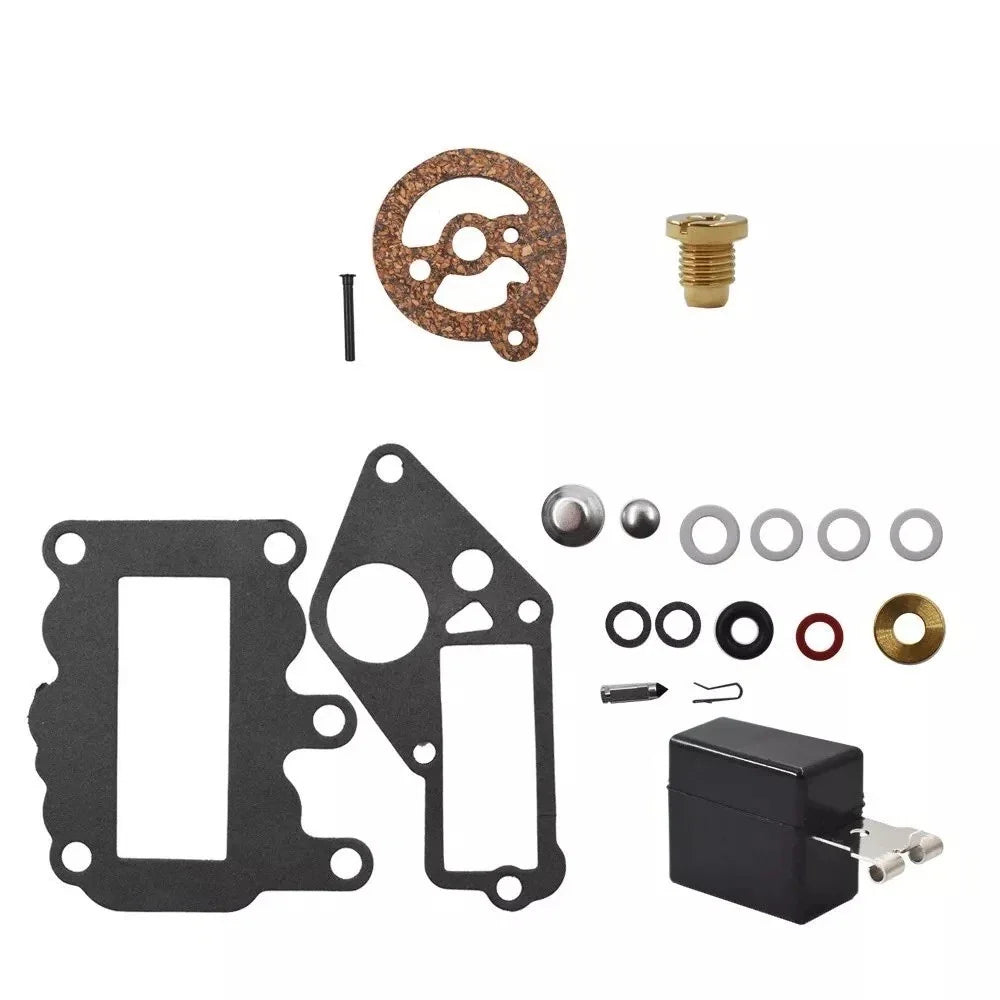 Carb Kit w Float 382048 for Johnson Evinrude OMC Outboard 9.5 (Year Range)