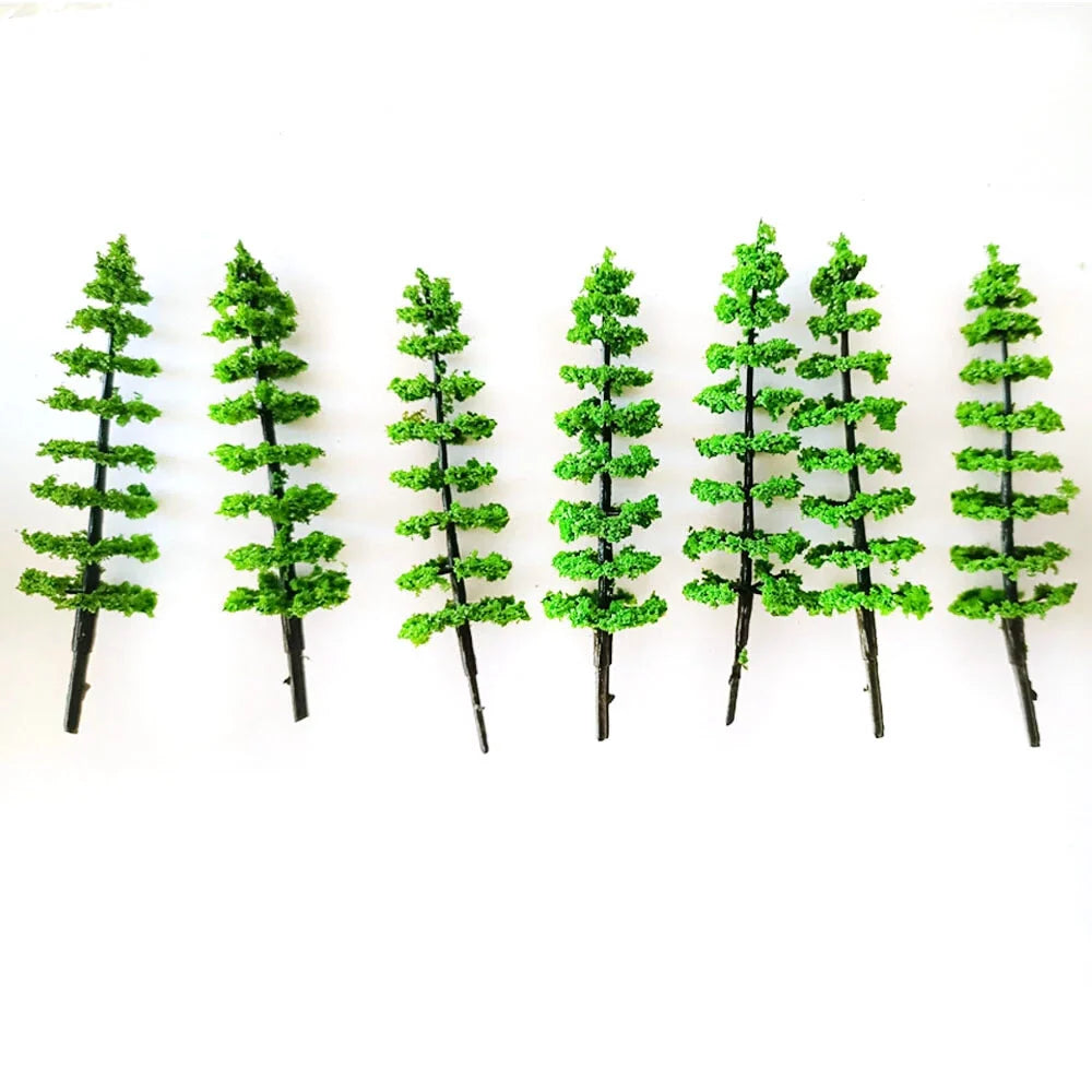 20pcs Model Trees for HO N Scale Diorama Scenery