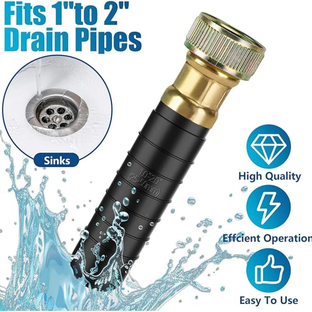 1"-2" Drain Cleaning Bladder & Bag for Effective Drain Cleaning