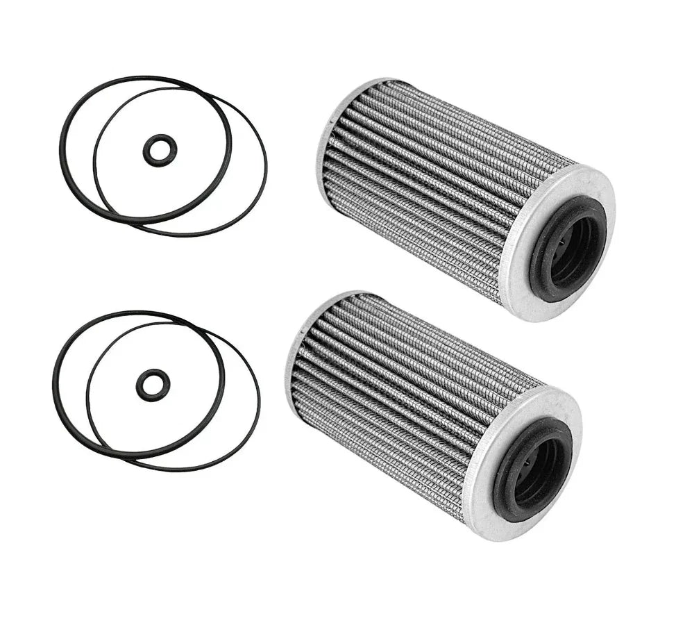 Set of 2 Oil Filters for SeaDoo Rotax 1630 RXP-X RXT-X GTX (420956744, 420956747)