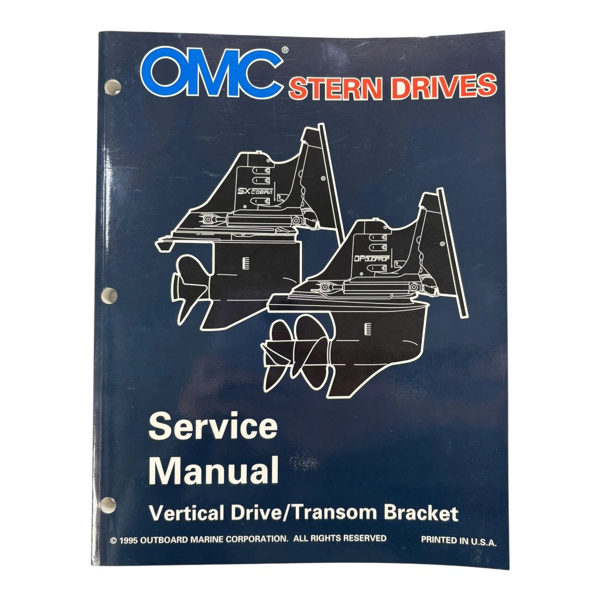 OMC Stern Drives 507142, Vertical Drive/Transom Bracket Service Manual (1995)