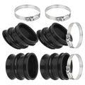 Set of 4 Carburetor Boots and Clamps for Honda CB750F CB750K CB750L CB750C CB750SC