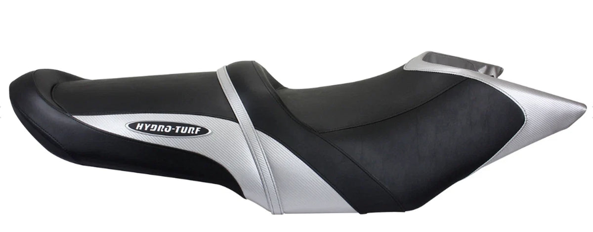 Hydro-Turf Seat Cover for Seadoo GTR GTI SE 130 155 (2012–2016) Black/Silver CF