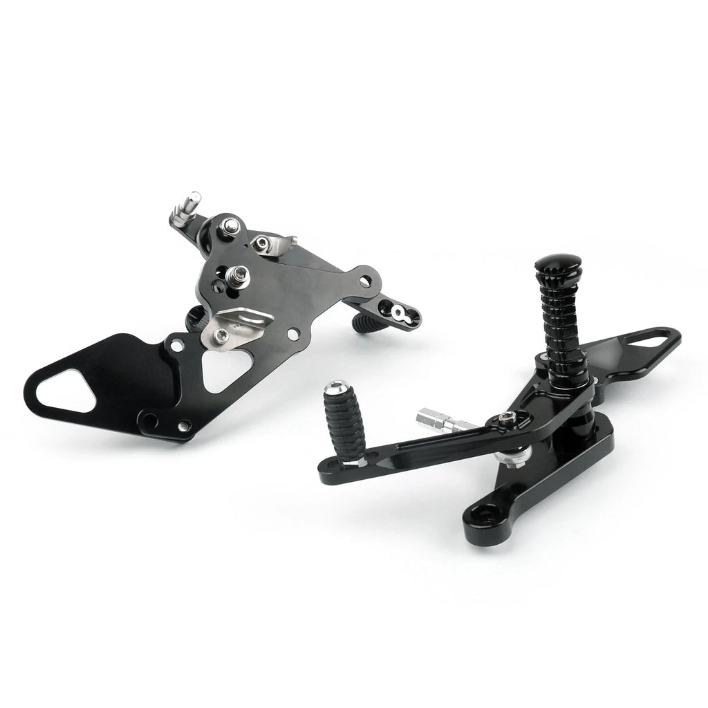 Black Rear Footpegs for Yamaha MT07 FZ07 (2014–2020) T9