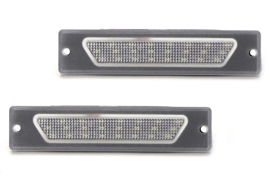 2X White LED Number Plate Light Lamps for Maserati Coupe 4200 (2001–2007)