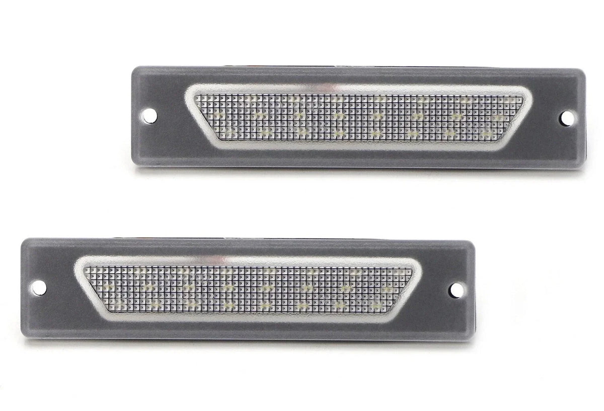 2X White LED Number Plate Light Lamps for Maserati Coupe 4200 (2001–2007)