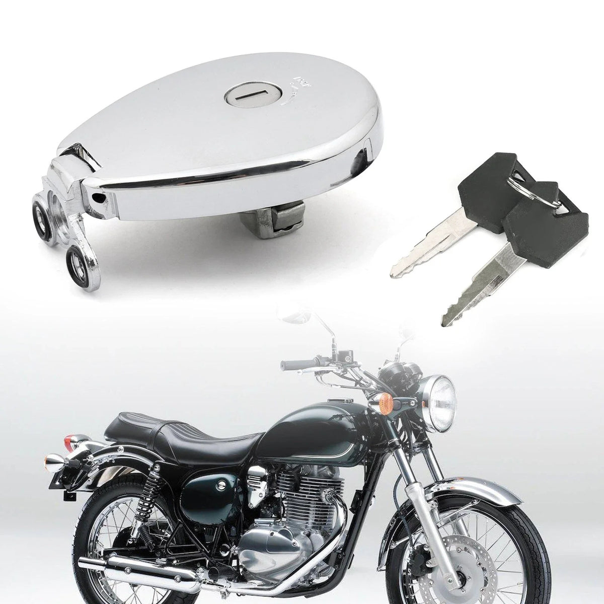 Fuel Gas Tank Cap Key for Kawasaki ZR1100 BJ250 VN1500 ZL600 Vulcan 400 500
