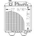 86013980 Radiator Fits Ford Tractor G210 G240 8870 8870A 8970 8970A