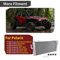 Aluminum Radiator for Polaris RZR XP / RZR XP 4 Turbo (2017–2021) 1241115 1241387