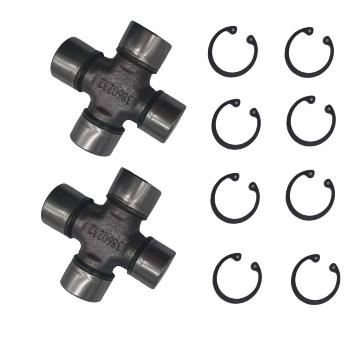 2X U-Joint Assembly for MerCruiser Volvo 865496A01, 3860232, 865511T, 18-6406