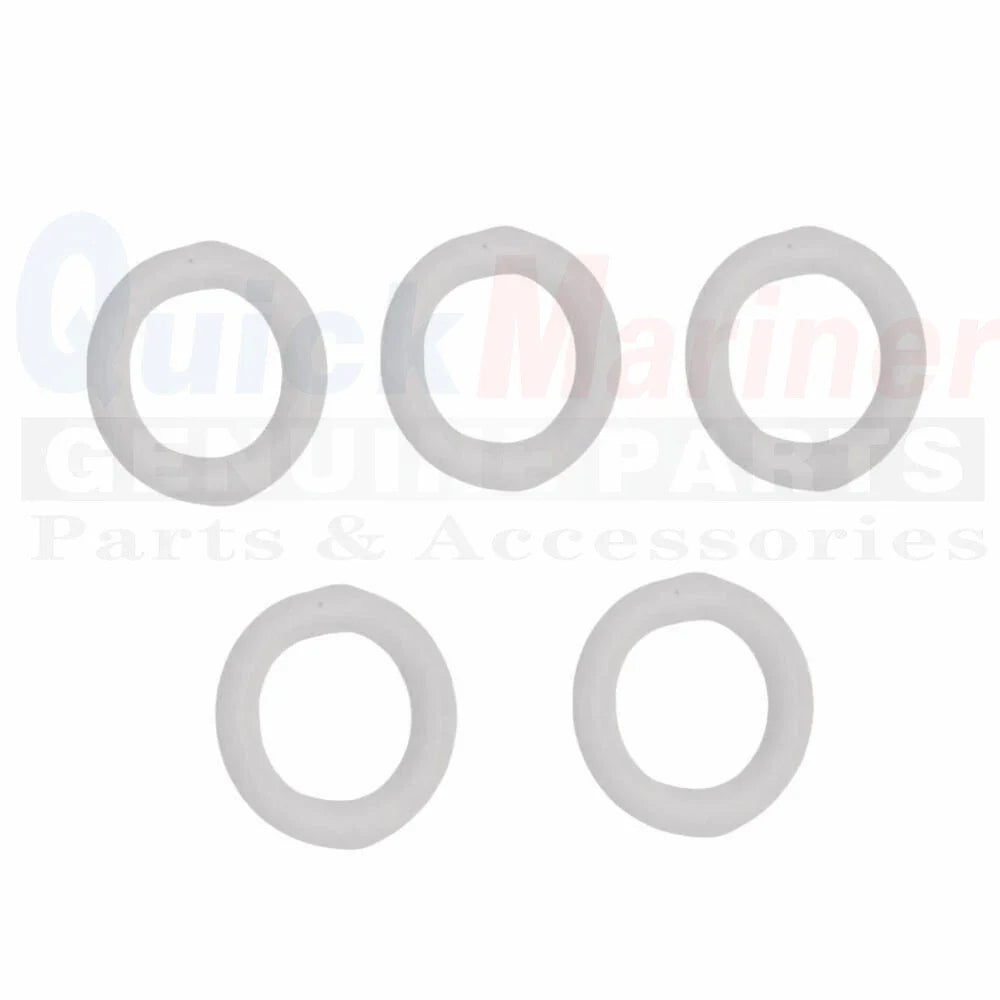 5 Plastic Drain/Fill Plug Washers for Johnson Evinrude Lower Unit (311598, 18-4248)