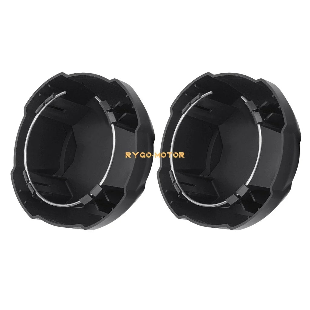 2X Front Matte Black Rim Caps for Polaris Ranger Crew SP 570 (2022–2025)
