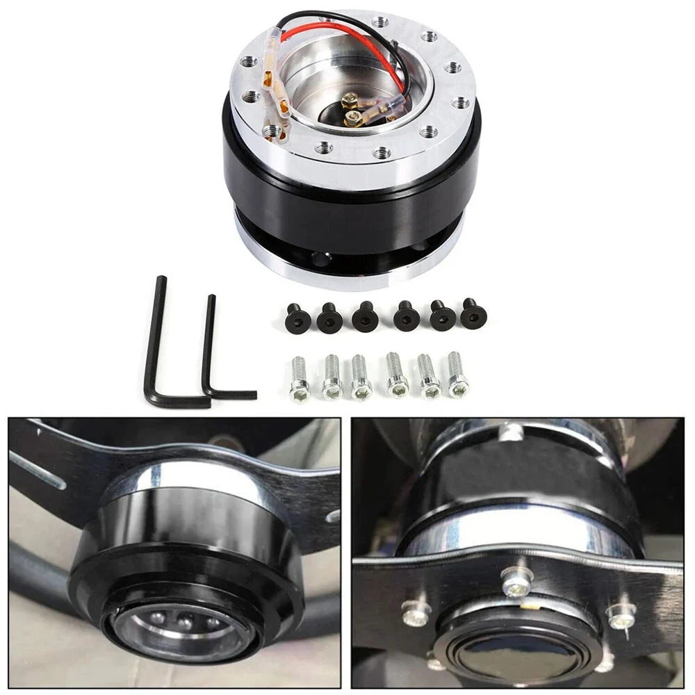 Quick Release Steering Wheel Hub Adapter for Universal Vehicles (2010–2023)