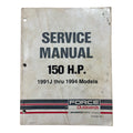 Force Outboards 90-823268, 150 HP Service Manual 1991-1994