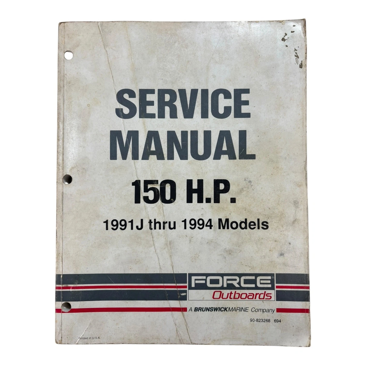 Force Outboards 90-823268, 150 HP Service Manual 1991-1994