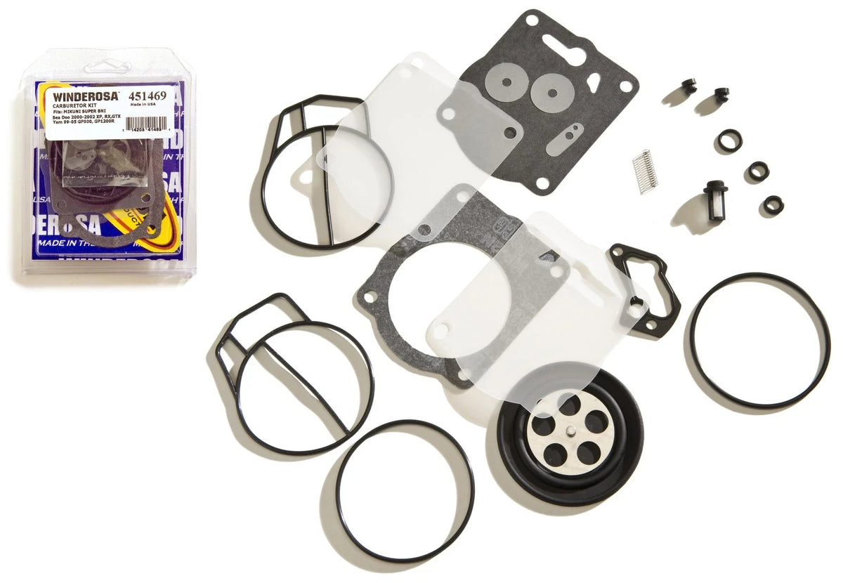 Mikuni Super BNI SBNI Carb Rebuild Kit for Yamaha Sea Doo PWC Jet Ski (451469)