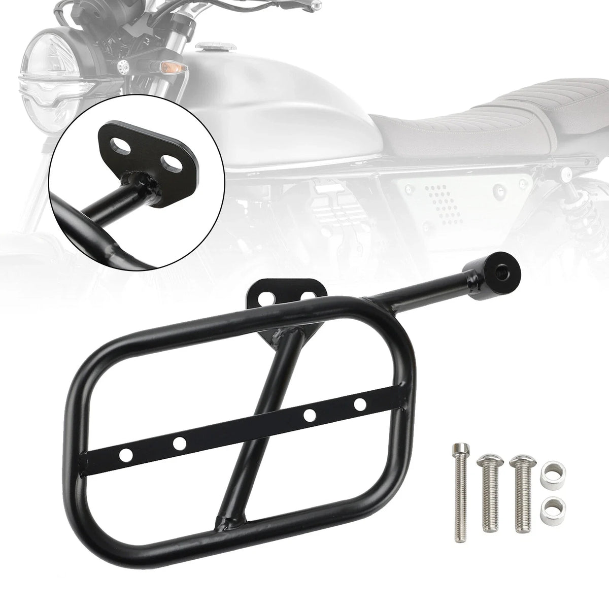 Side Saddle Bag Mounting Bracket Right for Guzzi V9 Bobber Roamer (2018–2024)