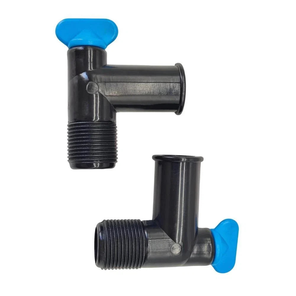2X Exhaust Manifold 90 Degree Drain Plug Elbow for MerCruiser (1990–2023)