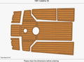 EVA Pad for Catalina 30 Boat (1991) - Faux Teak Deck Flooring Mat