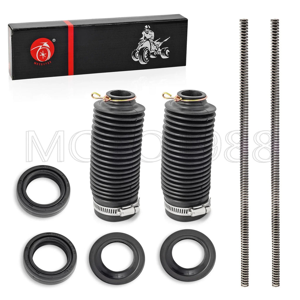 Heavy Duty Front Fork Springs & Dust Seals for Honda XR100R CRF100F (2000–2023)