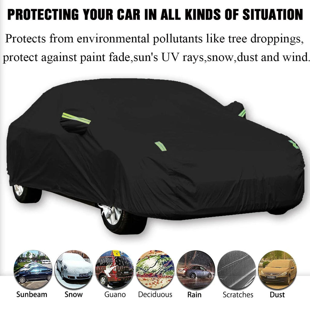 XXL Car Cover for Outdoor Protection (Snow, Rain, UV, Dust)