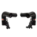 Corsa Boat Exhaust Diverters 62368 - Crownline Stainless (set of 2)