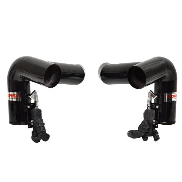 Corsa Boat Exhaust Diverters 62368 - Crownline Stainless (set of 2)